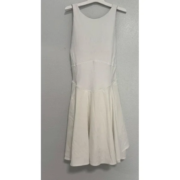 Lululemon Court Rival High-Neck Dress Women 4 White Excellent Tennis Golf Active - Picture 4 of 9